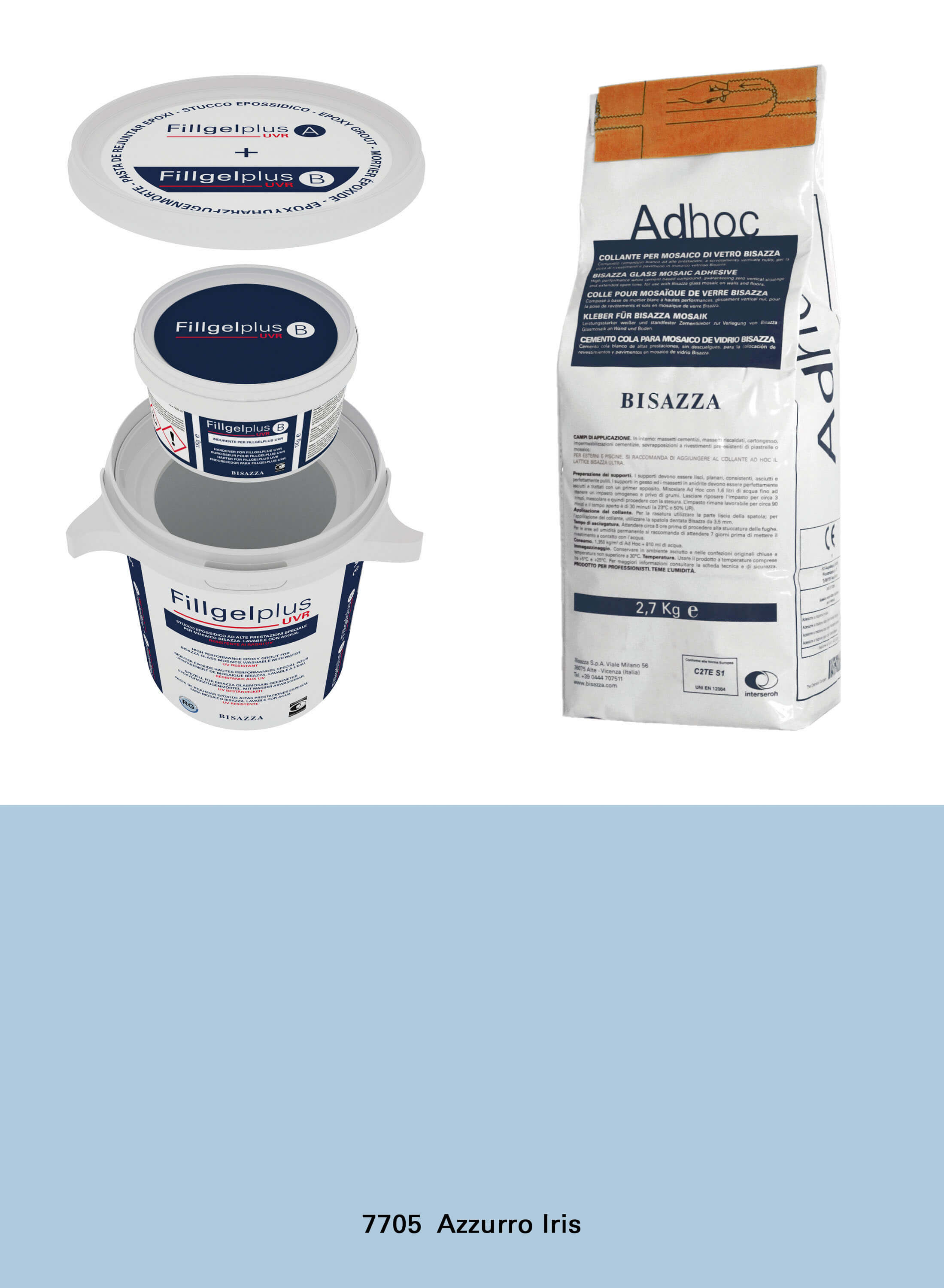 Installation Kit UVR - 7705 azzurro iris