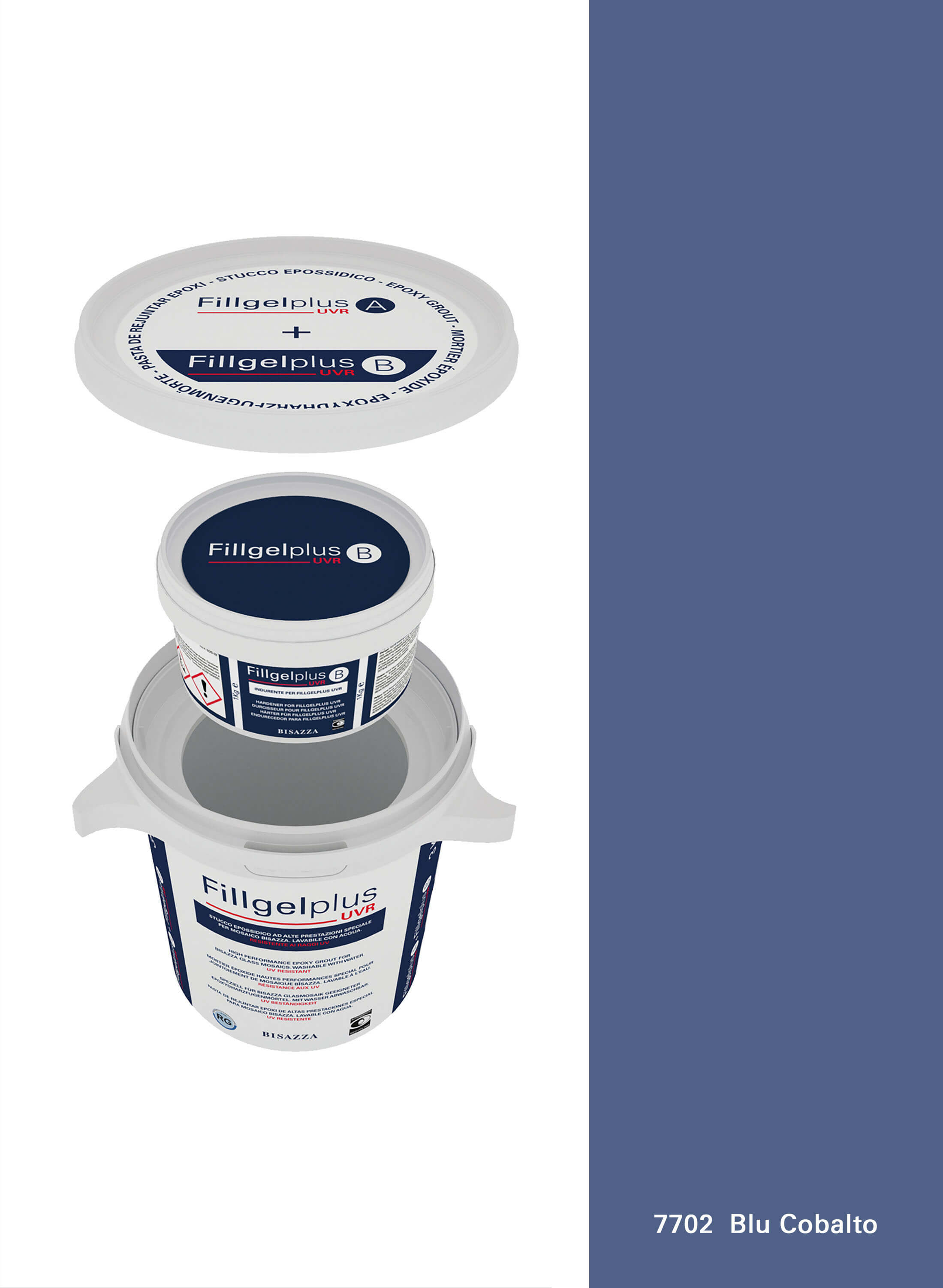 Fillgel Plus UVR - 7702 blu cobalto