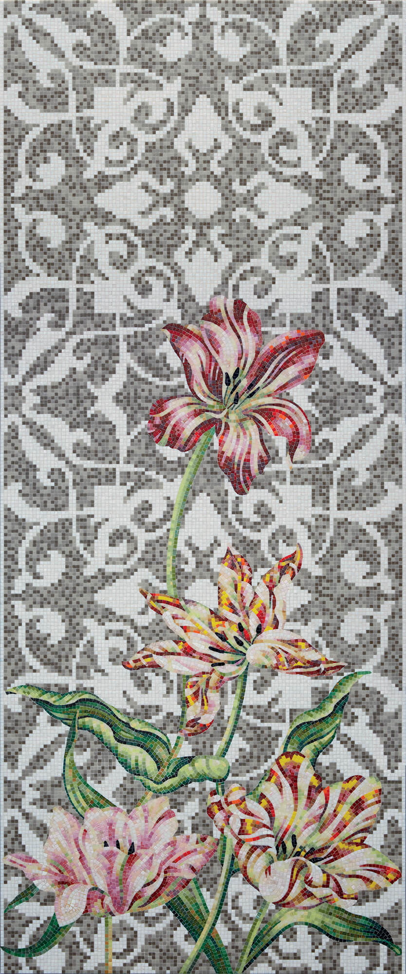 Tulips Grey Single