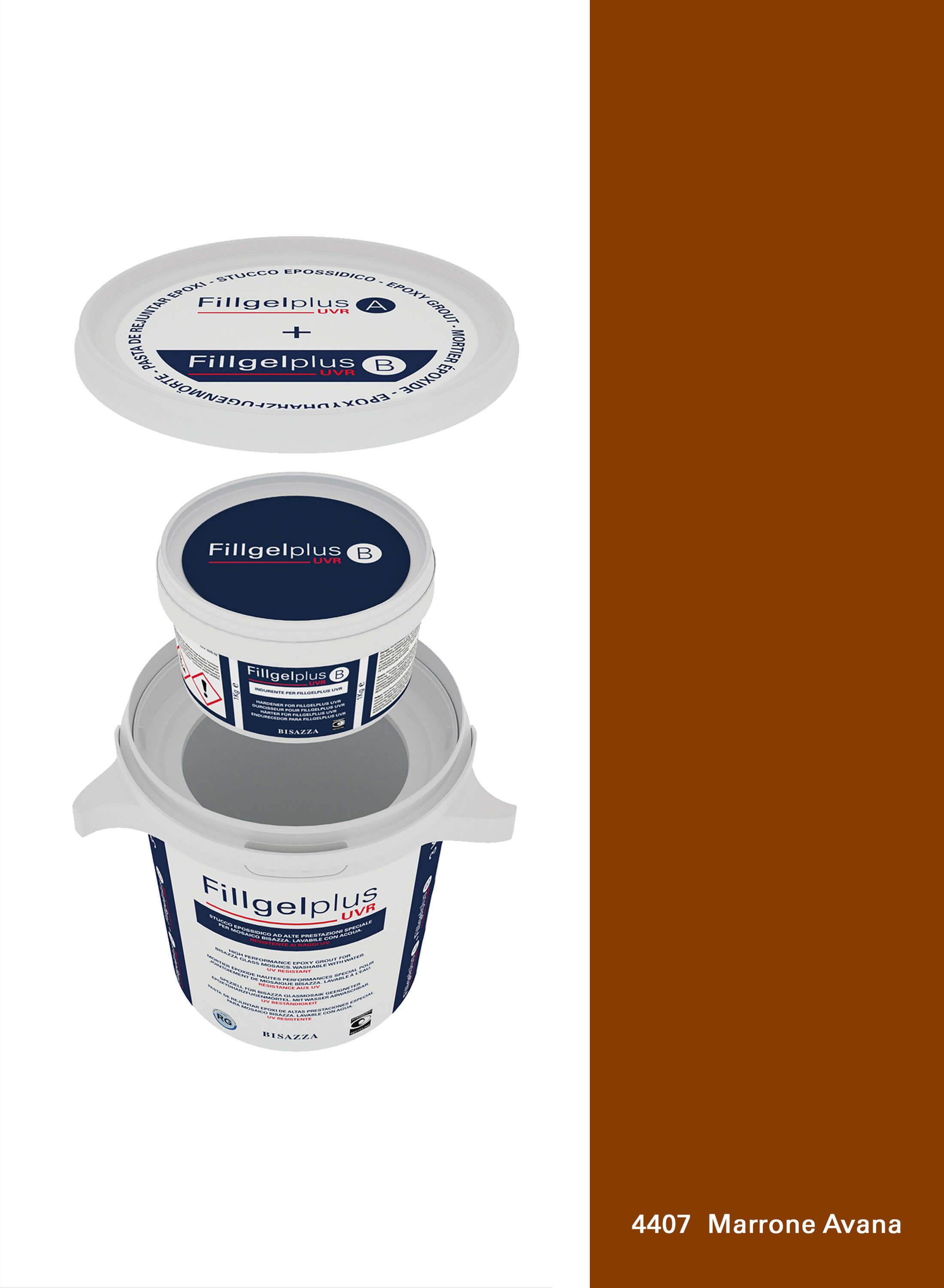 Fillgel Plus UVR - 4407 marrone avana