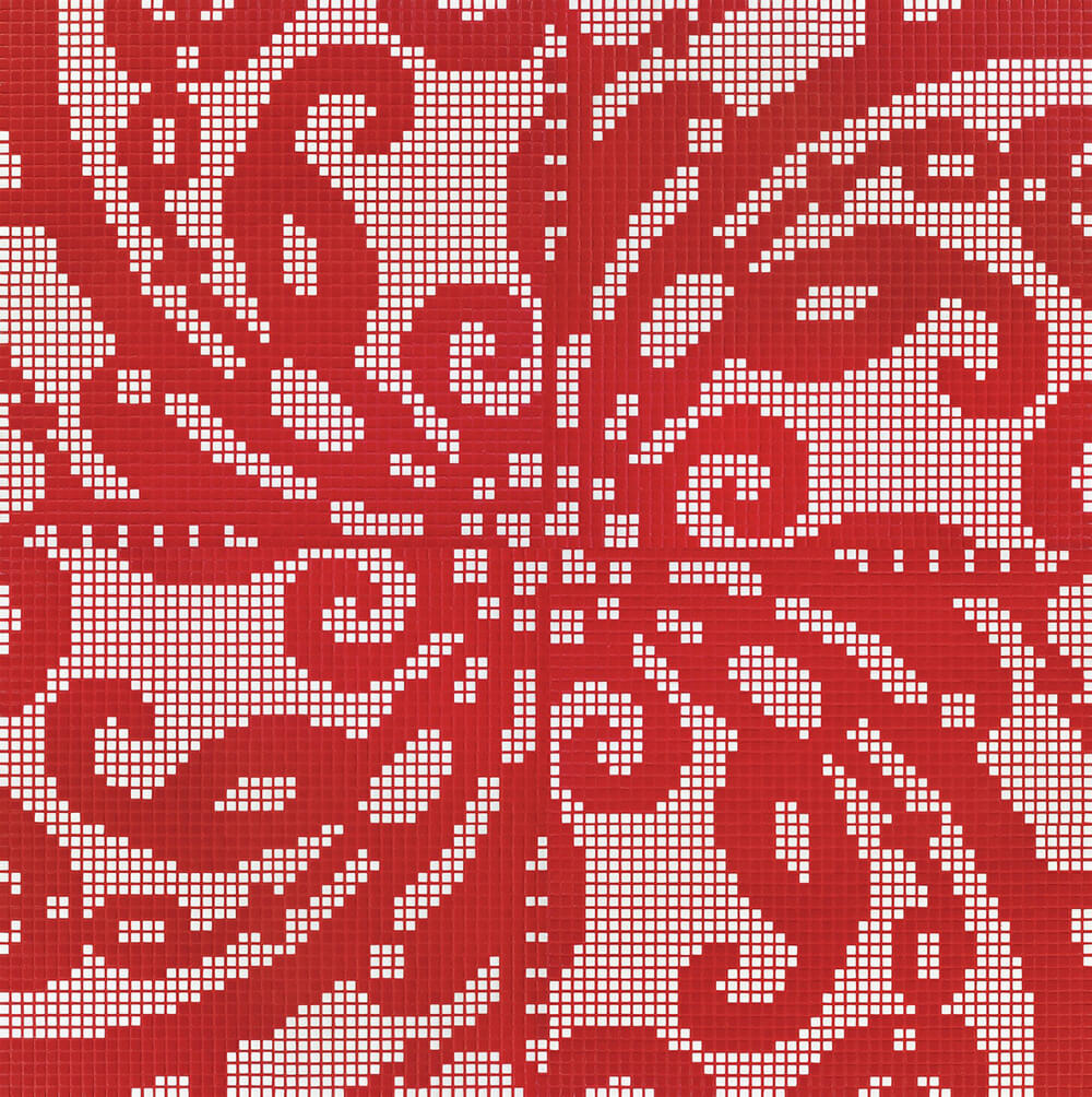 Embroidery Red