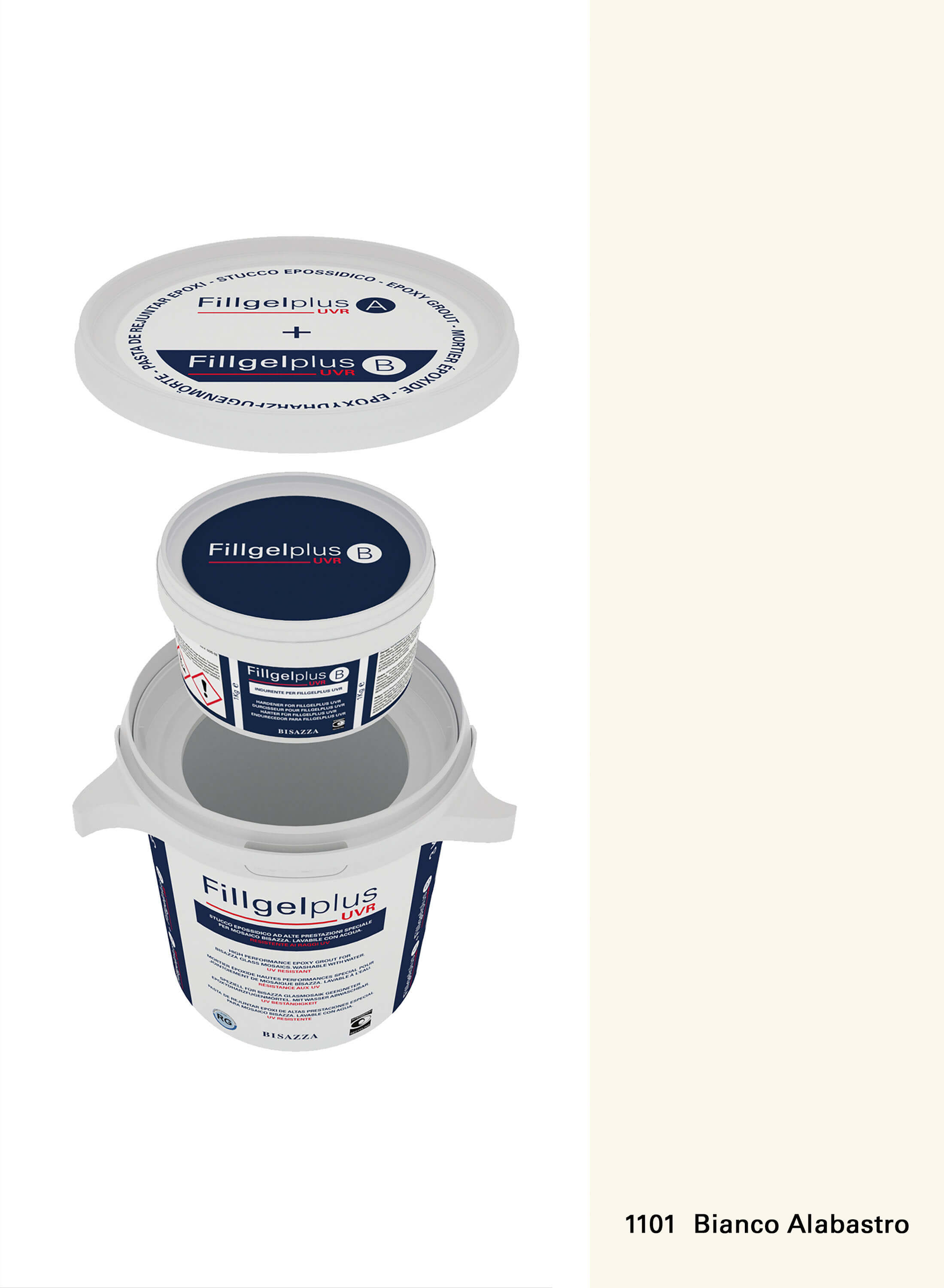 Fillgel Plus UVR - 1101 bianco alabastro