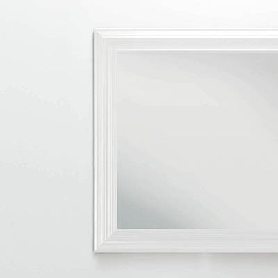 Architectural Mirror 70 White