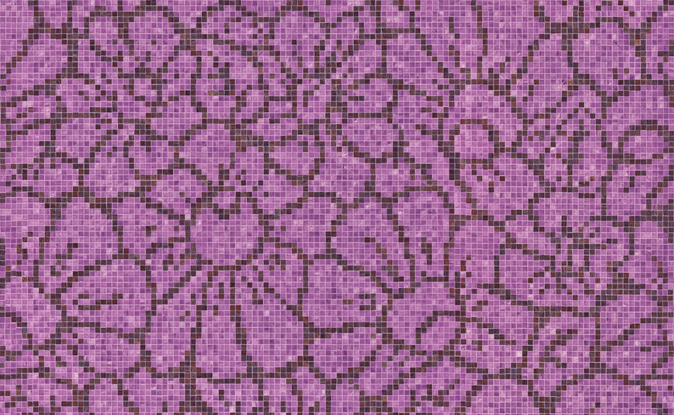 Graphic Flowers Purple