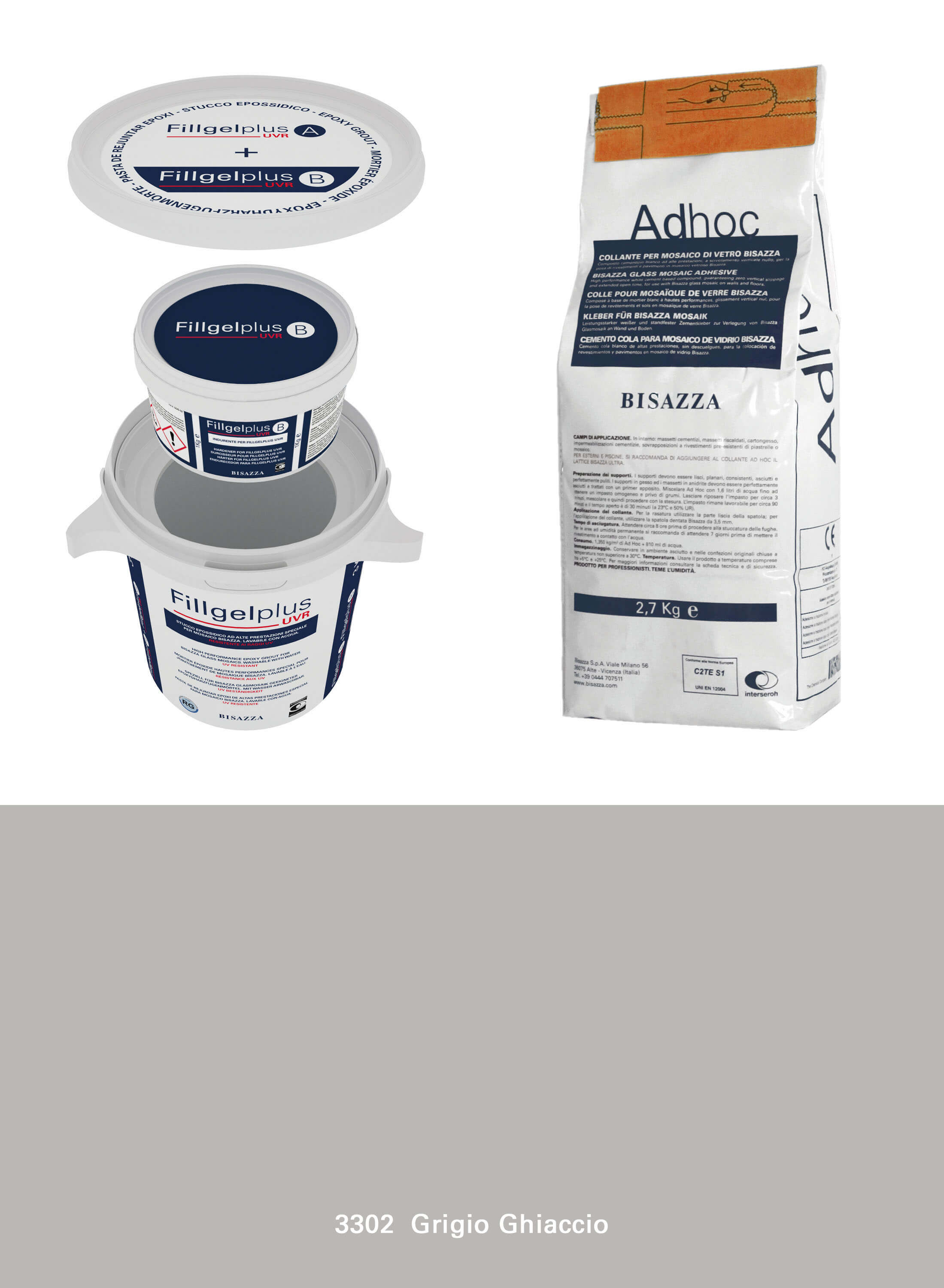 Installation Kit UVR - 3302 grigio ghiaccio