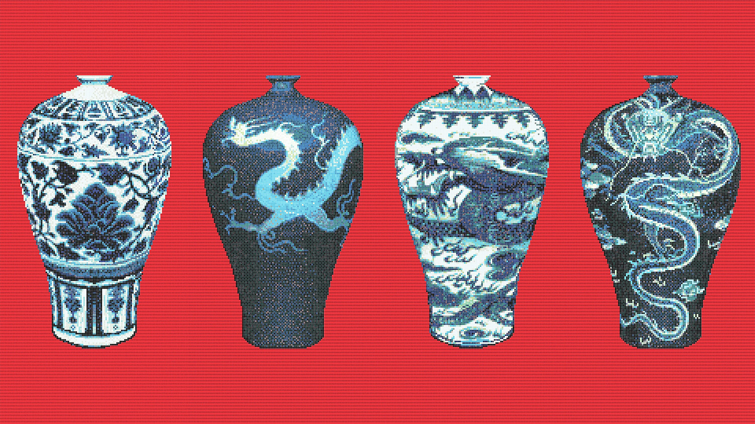 Blue Vases