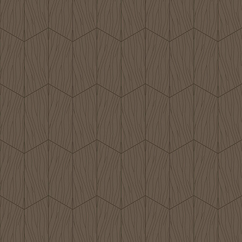 Plissage Marron Glacé