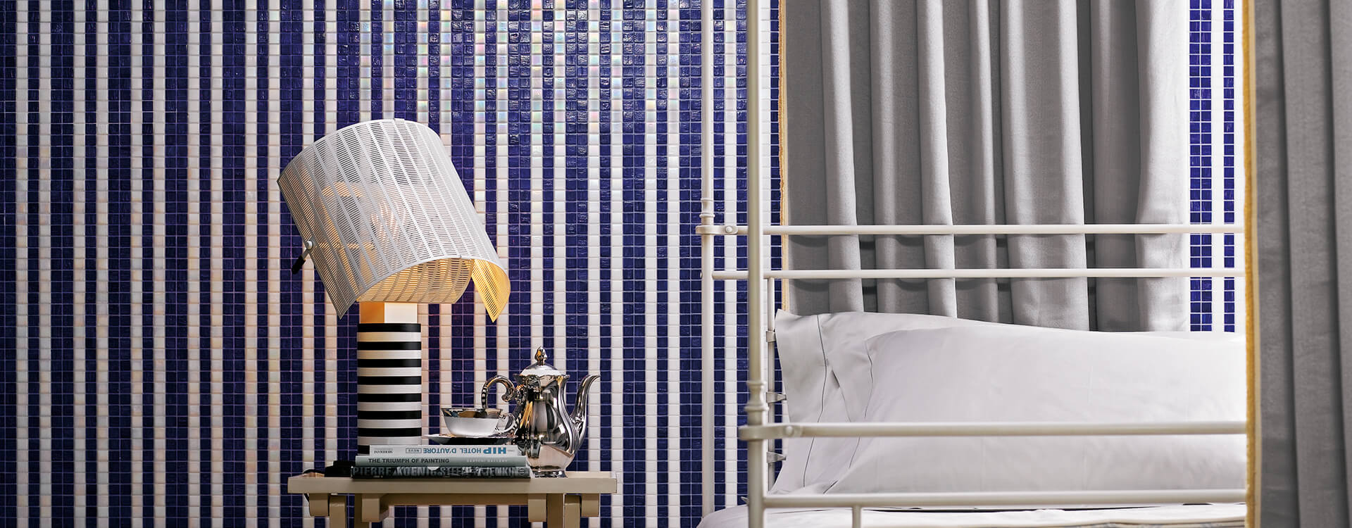 Righe Bianco Blu