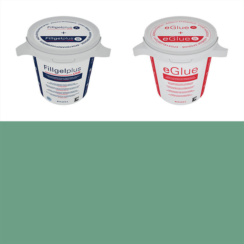 Epoxy Installation Kit UVR - 8801 verde turchese