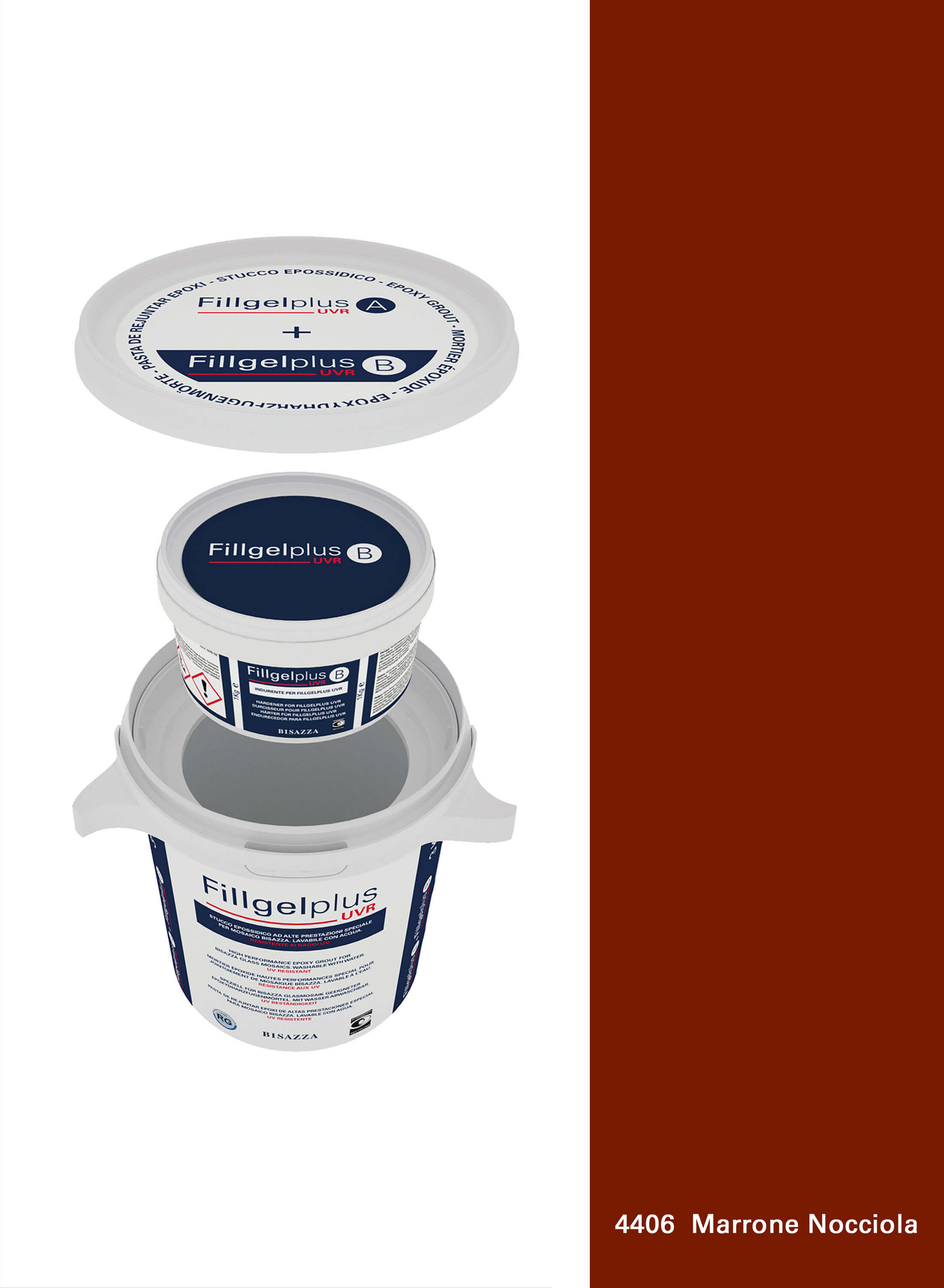 Fillgel Plus UVR - 4406 marrone nocciola