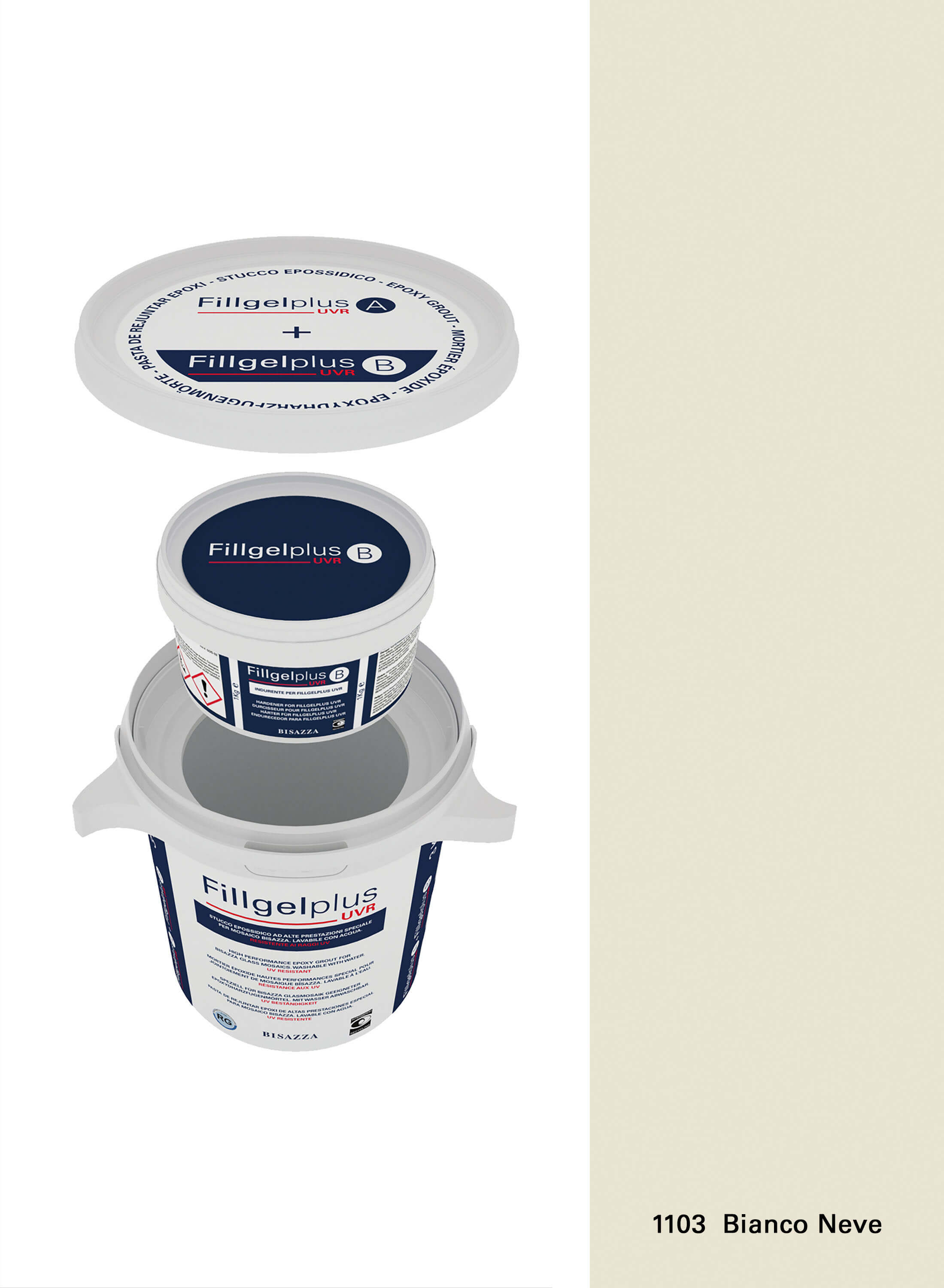 Fillgel Plus UVR - 1103 bianco neve
