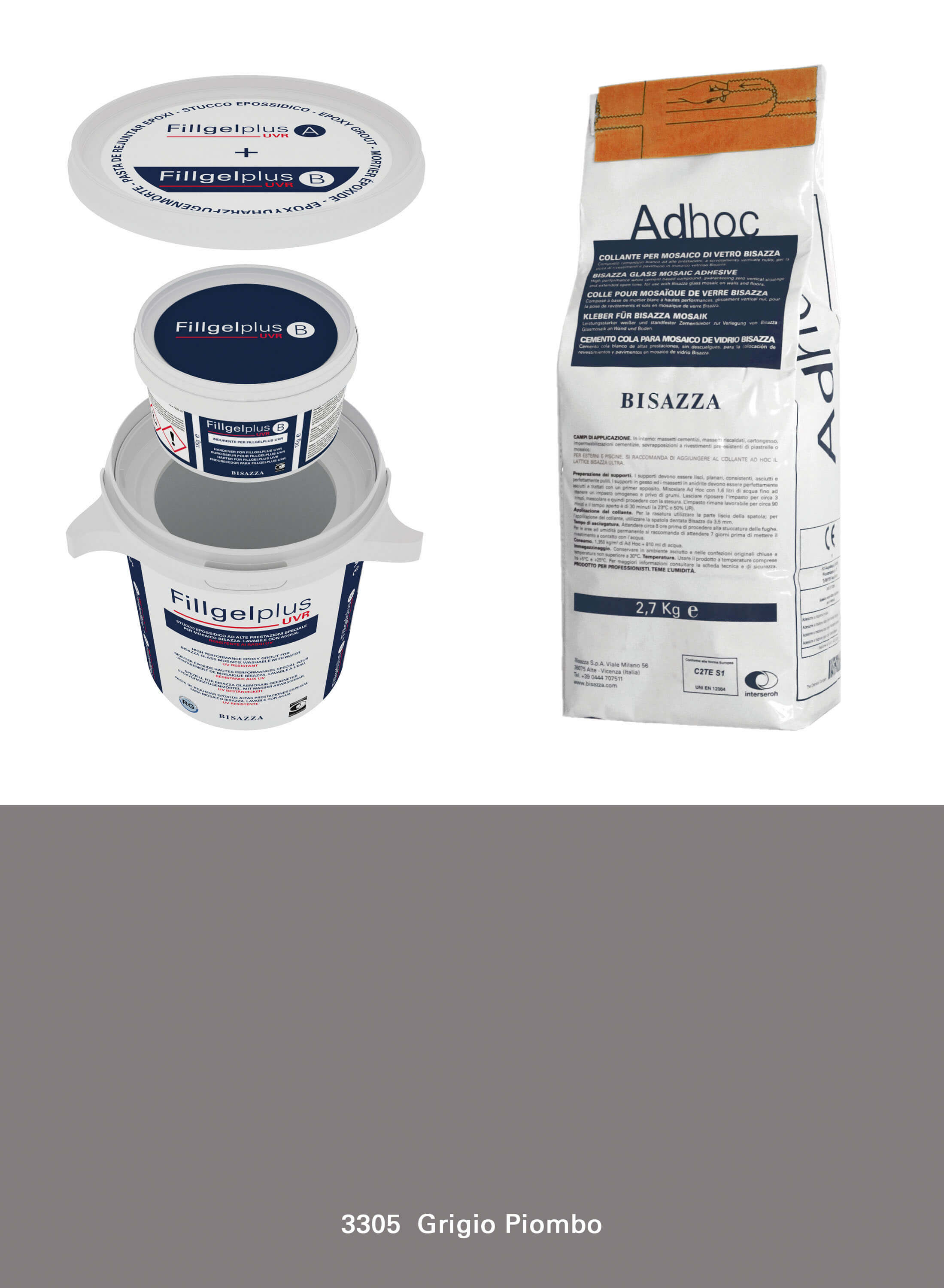 Installation Kit UVR - 3305 grigio piombo