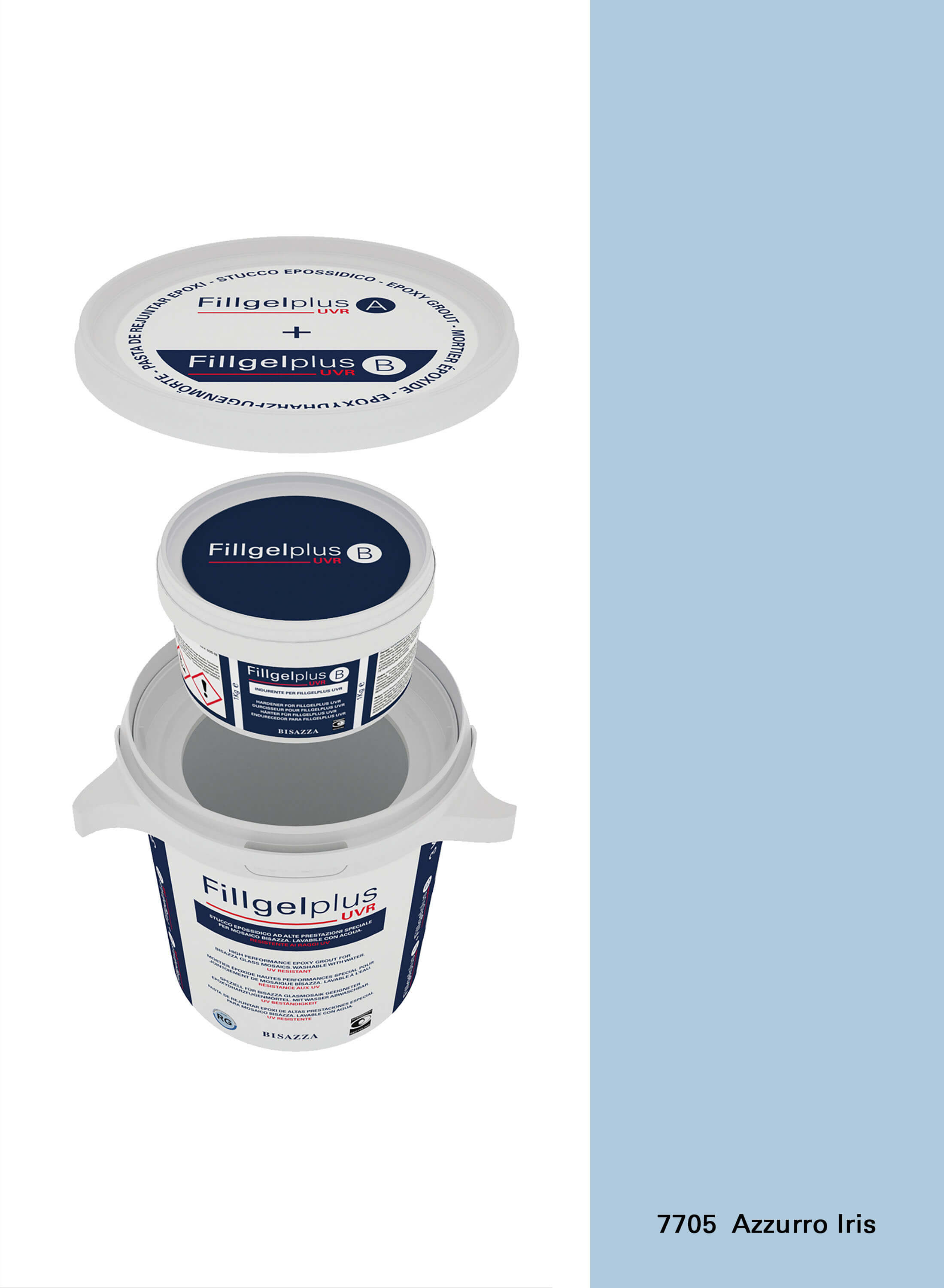 Fillgel Plus UVR - 7705 azzurro iris