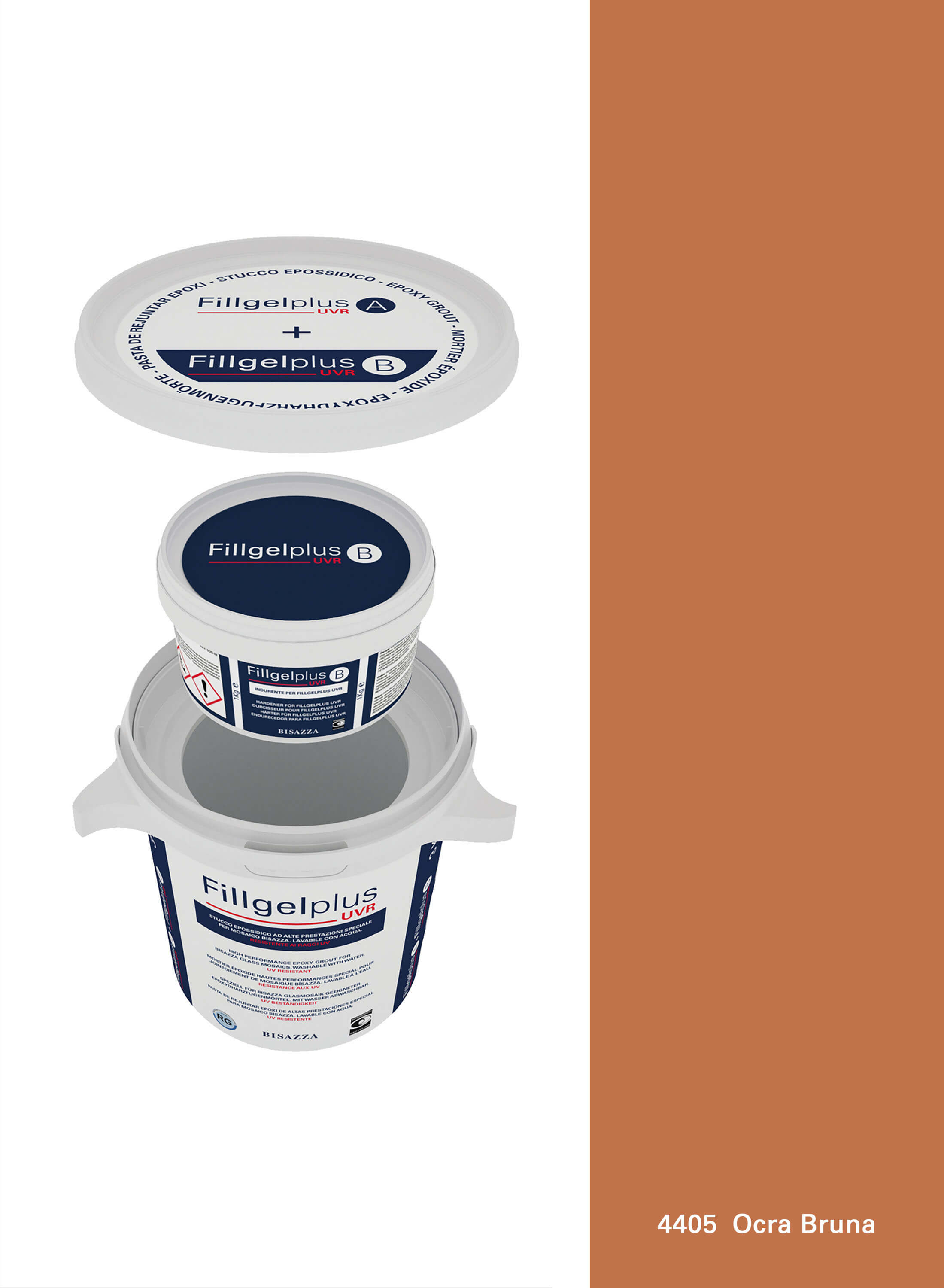 Fillgel Plus UVR - 4405 ocra bruna