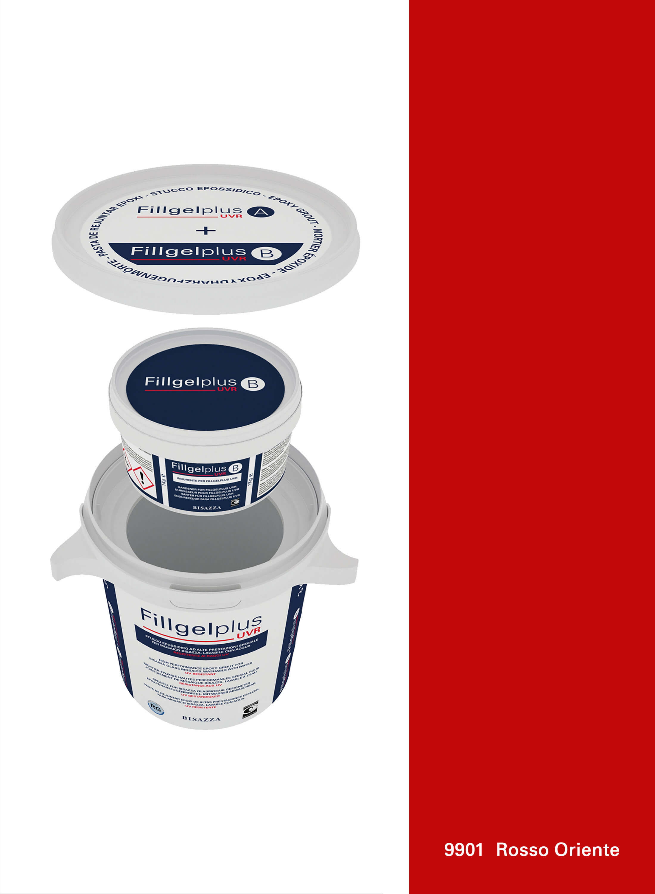 Fillgel Plus UVR - 9901 rosso oriente