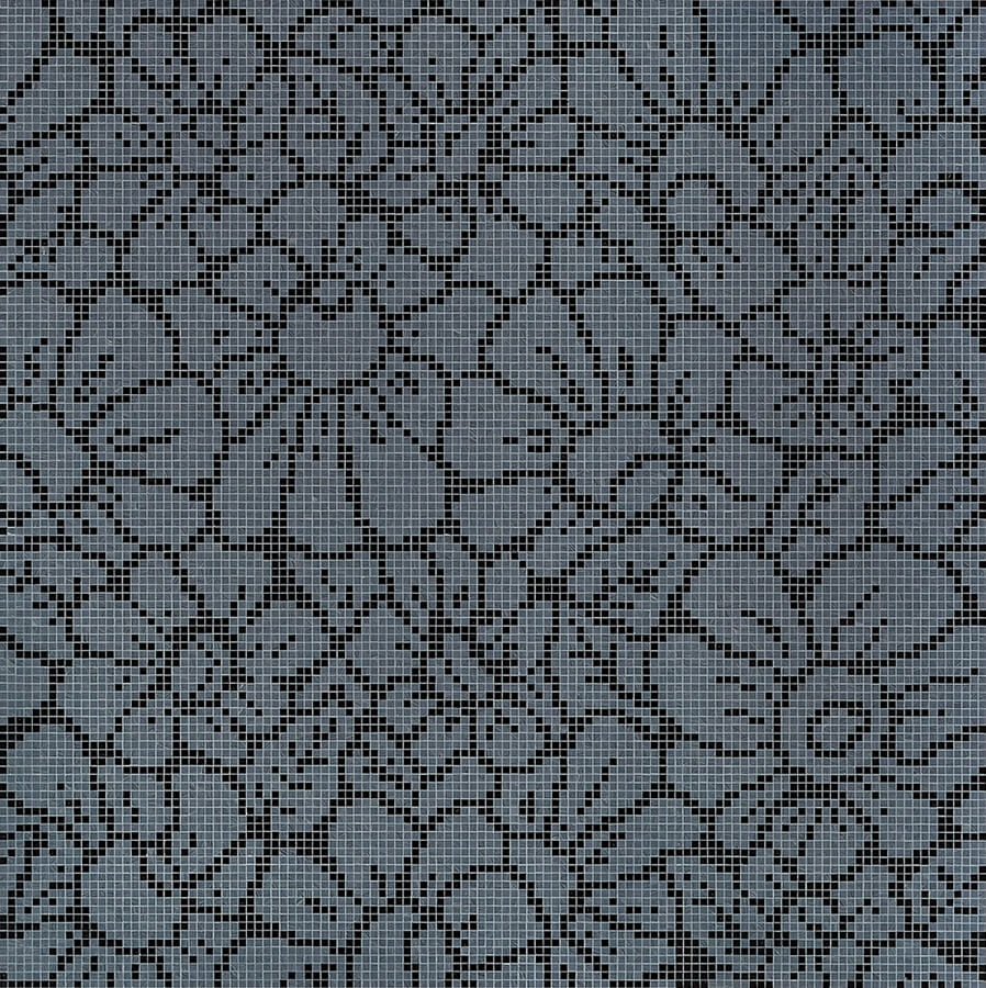 Graphic Flowers Black