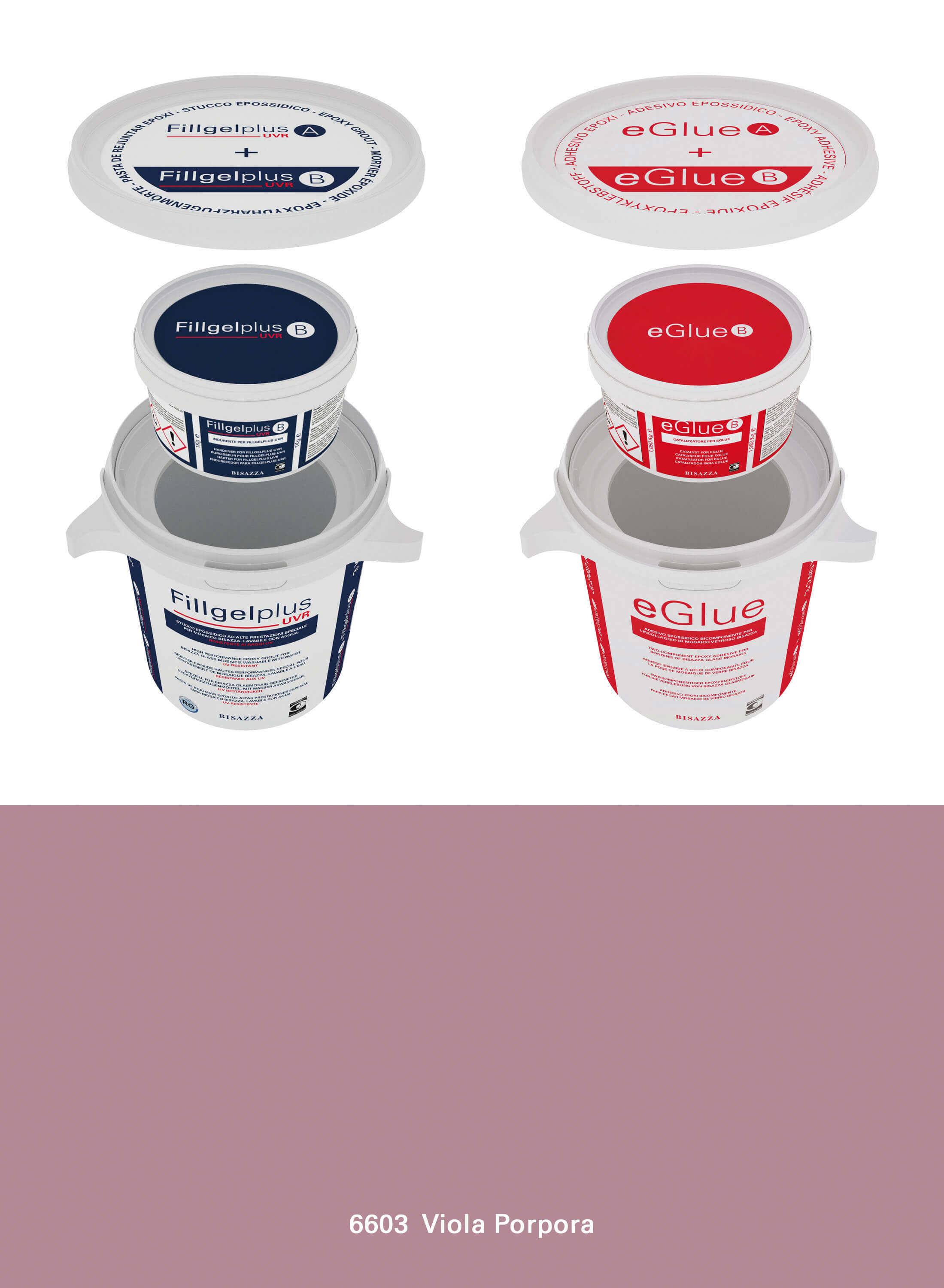 Epoxy Installation Kit UVR - 6603 viola porpora